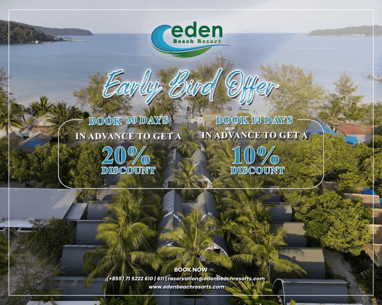 Early Bird 1 Early bird Offer EDEN Beach
