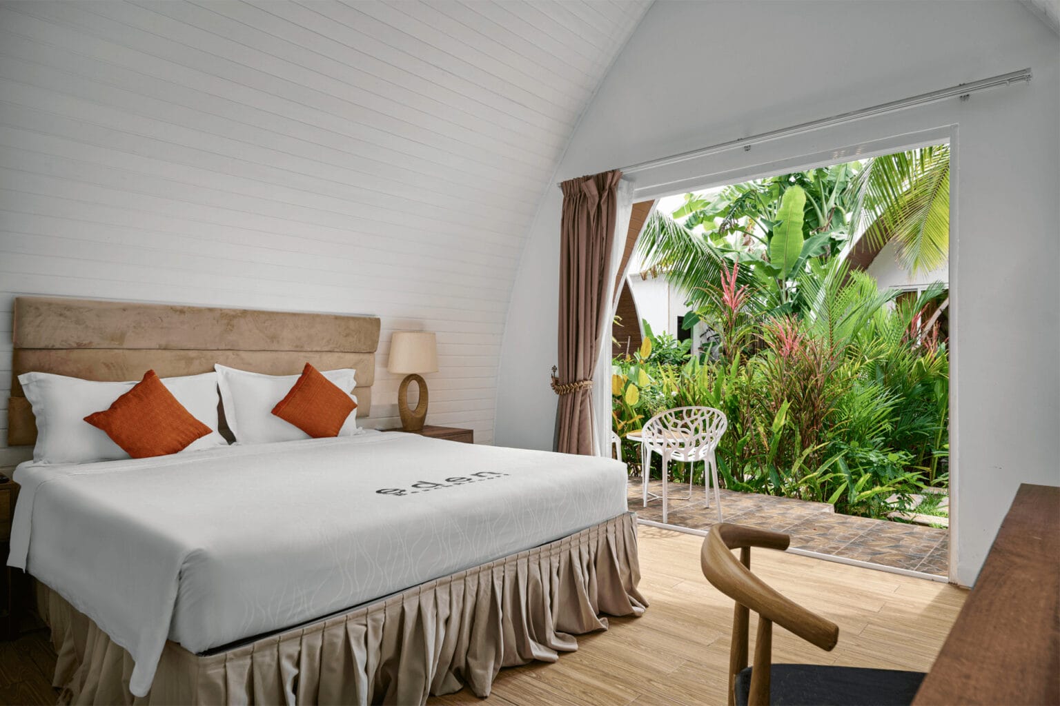 double garden view bungalow