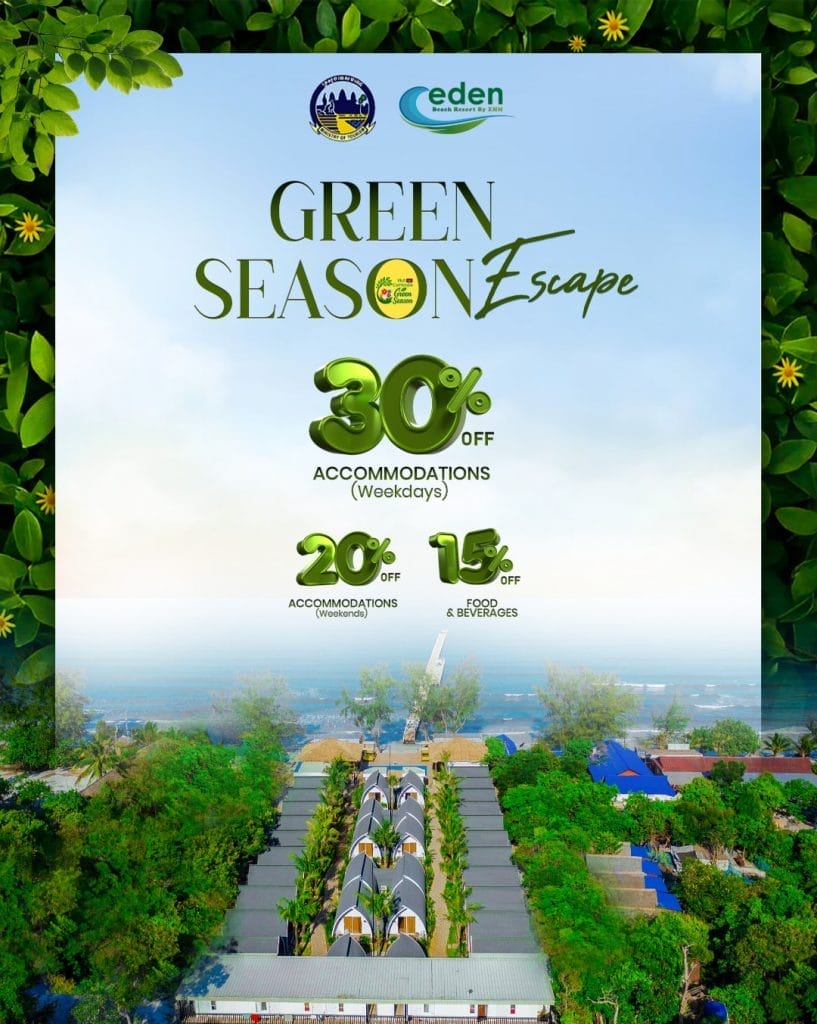 Green Season Escape Eden Beach Resort
